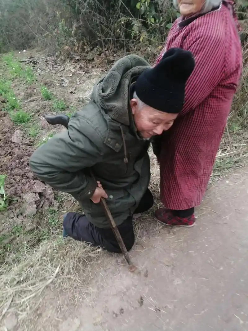 今天下班回家,路上遇见老人摔倒了,还是照过相,把他护起来,过 - 抖音