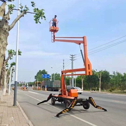 14米曲臂式升降机 16米18米伸缩臂升降平台 旋转式高空作业登高车