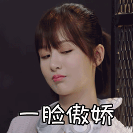 亲爱的,热爱的杨紫一脸傲娇呆萌搞怪gif动图_动态图_表情包下载_soo