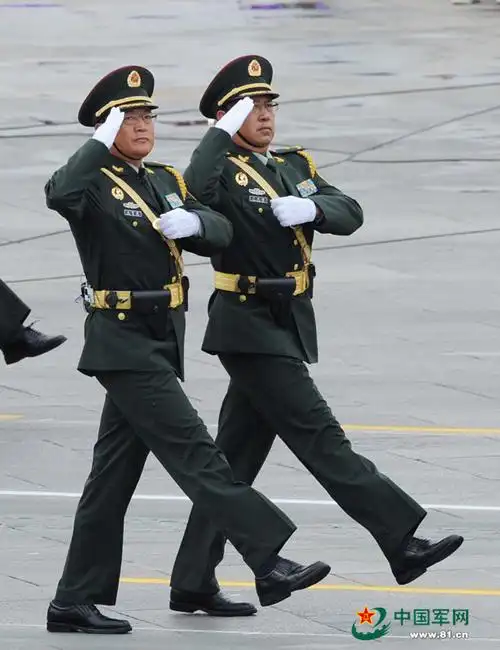 东北抗联英模部队方队