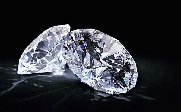 两个,钻石,黑色背景,背景