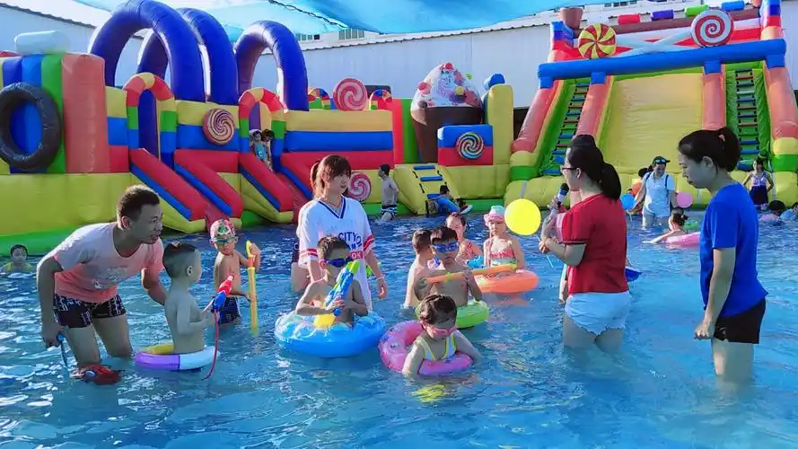 宝兴幼儿园第一场亲子游泳活动完美收官 - 美篇