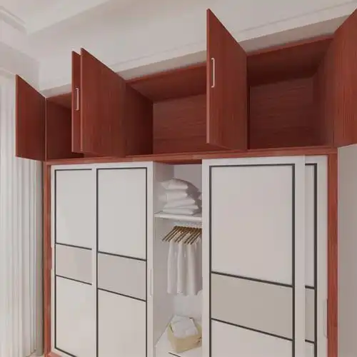 衣柜上面的顶柜闪电客储物柜单卖卧室加高收纳柜墙壁吊柜定制橱柜阳台