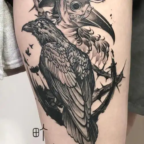 乌鸦乌鸦_纹身吧社区 - 纹身大咖