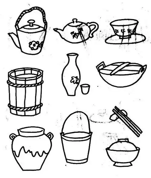儿童静物简笔画简单易学的100副简笔画