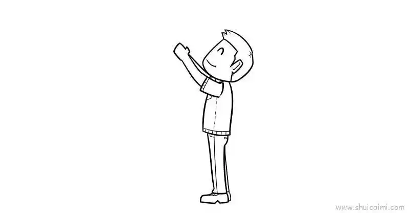 父亲节儿童画怎么画父亲节简笔画步骤