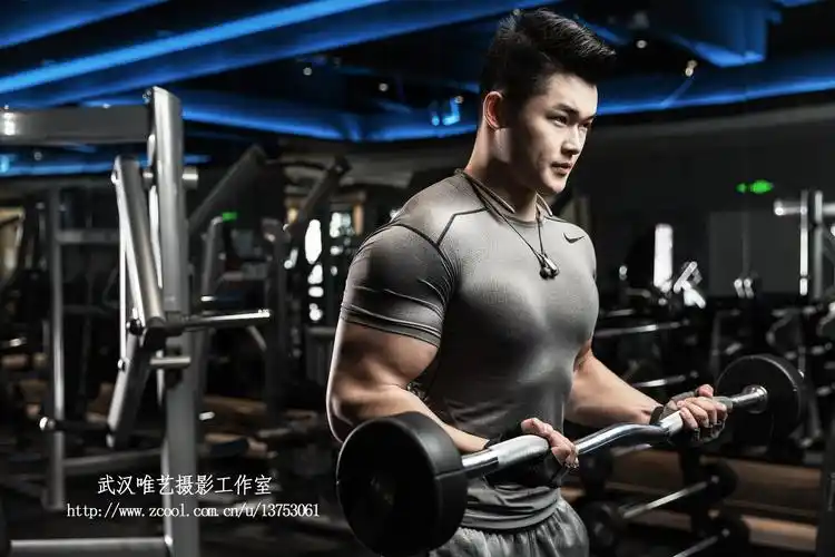 健身馆教练形象照拍摄