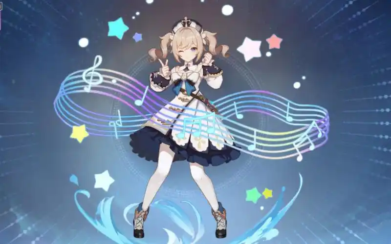 活动作品原神芭芭拉冲鸭