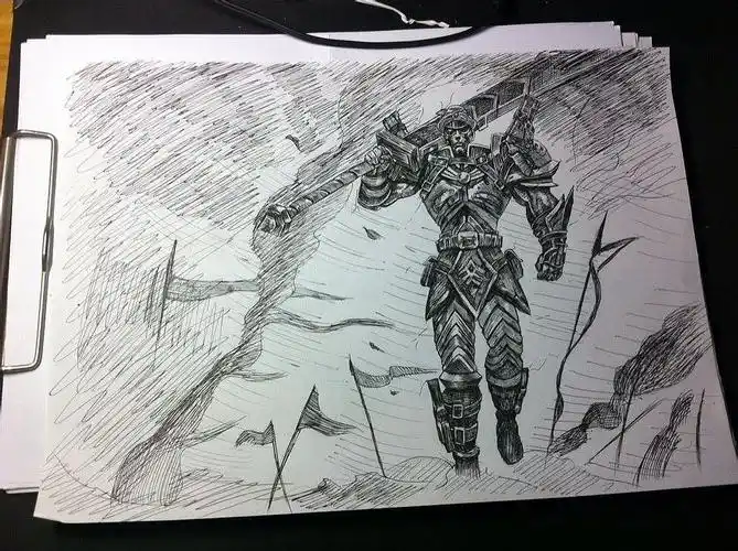 德玛西亚皇子 — 嘉文四世|插画|创作习作|佳亮设计小陈_原创作品