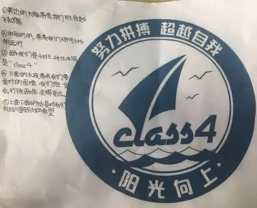 【一班一世界】初2019级4班班级logo展示