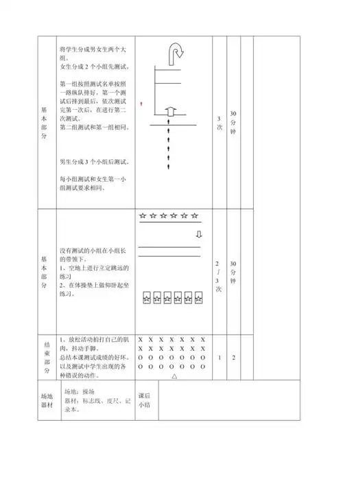 立定跳远教案集