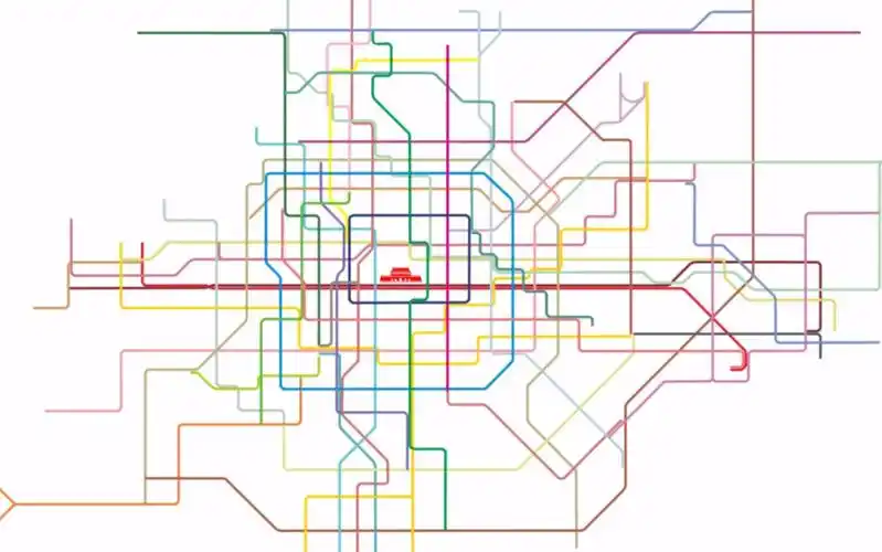 北京首都地铁2035线路动态演示_哔哩哔哩_bilibili