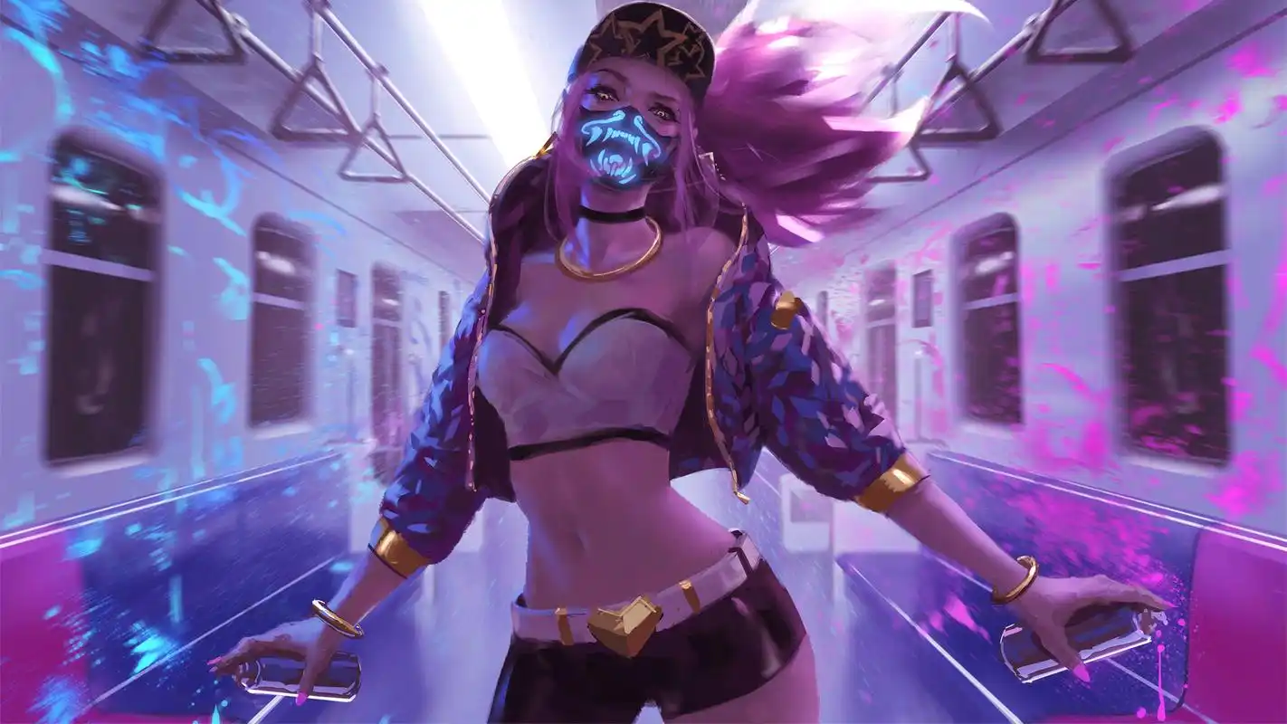 lol阿卡丽(游戏静态壁纸) - 静态壁纸下载 - 元气壁纸