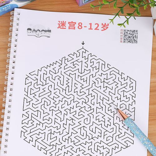 【大套装】迷宫书练习本 7-10岁儿童游戏思维训练玩具小学生走迷宫大