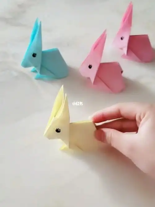 立体小兔子折纸教案