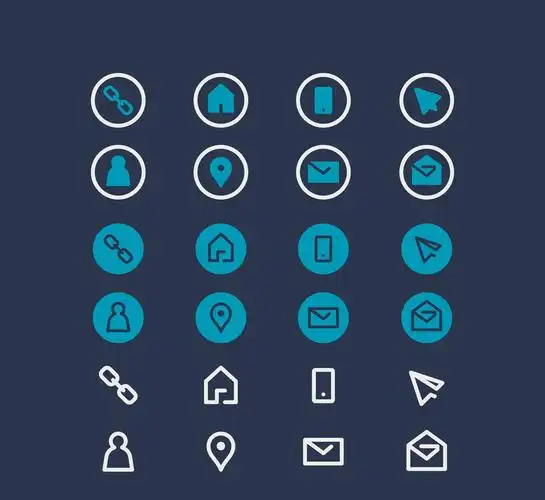 24款创意网页图标矢量素材