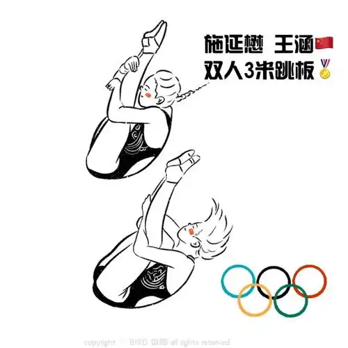 东京奥运会施延懋王涵3米板第四枚金牌
