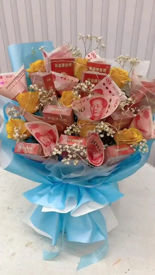 香烟 #有钱花 #一束花的仪式感 #生日花束 #揭阳 #同城配送