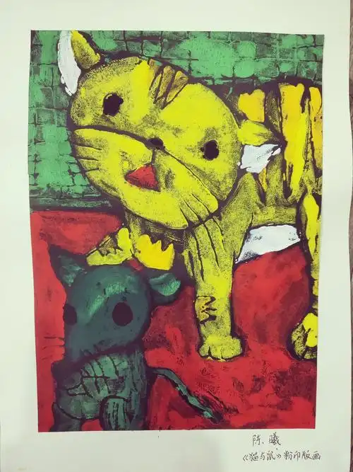 印痕之美——吹塑纸版画作品赏析