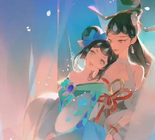 王者荣耀大小乔同框,前者眼神迷离,后者媚态百出,这对cp我粉了