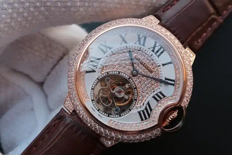 卡地亚陀飞轮复刻女表 bm卡地亚女士蓝气球陀飞轮