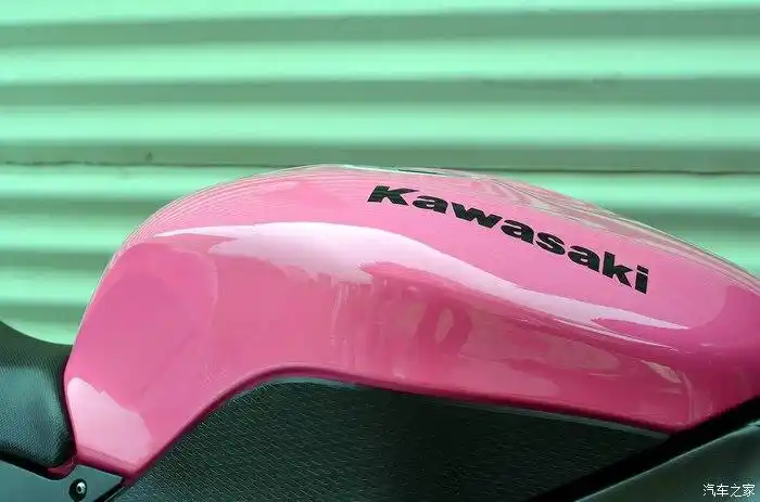 粉红色的川崎zx6r给大家欣赏