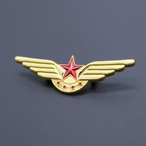 中国五星民航飞行空军徽章金属胸章胸针胸徽学员院航空纪念章【3天内