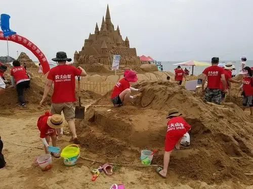 【区县旅游】沙滩节市民沙雕大赛,黄金海岸崛起一个沙雕世界