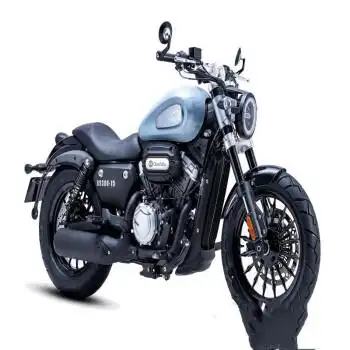 300灰石300燎lfc700复古金刚狼重型机车巡航摩托车 桔色【图片 价格