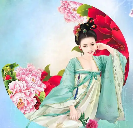 古风手绘美人