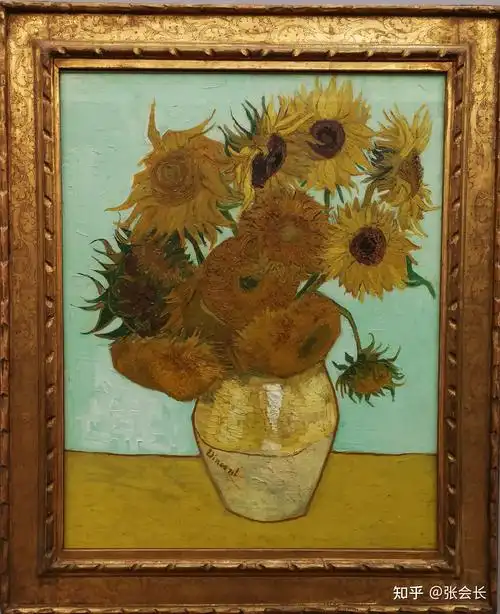 梵高《向日葵》真迹实拍 - 知乎