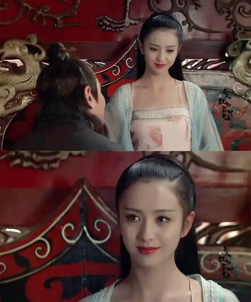 不戴头饰的古装女子,迪丽热巴杨幂鞠婧祎,谁最美?_电视剧