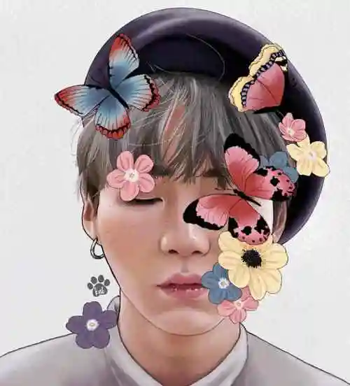 闵玧其手绘, 搜图不易,留图请点赞,专辑内所有图片均有才阿米所绘,我