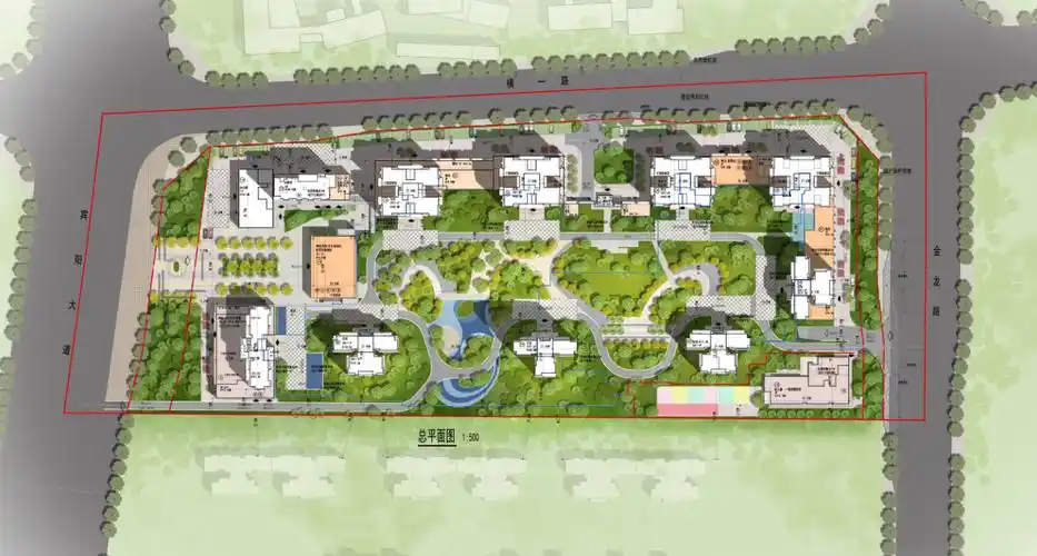 总建筑面积约147万平方米中南紫云集项目效果图出炉