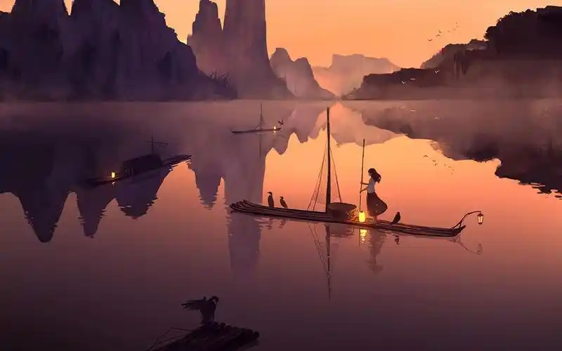 孤独,一个人,伤感,艺术,3k,手绘,艺术壁纸孤独的世界,孤独的我 壁纸