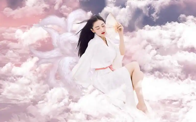 妩媚张馨予九尾狐壁纸45