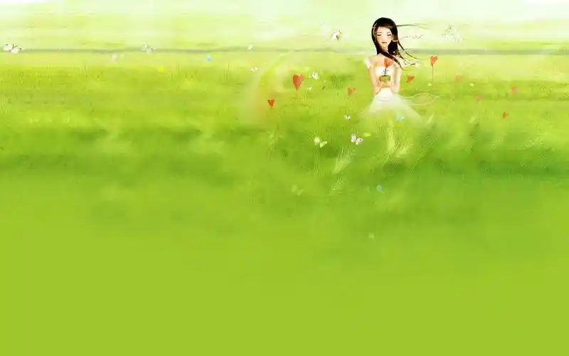 壁纸,插画,女孩,1920x1200尺寸壁纸-回车桌面