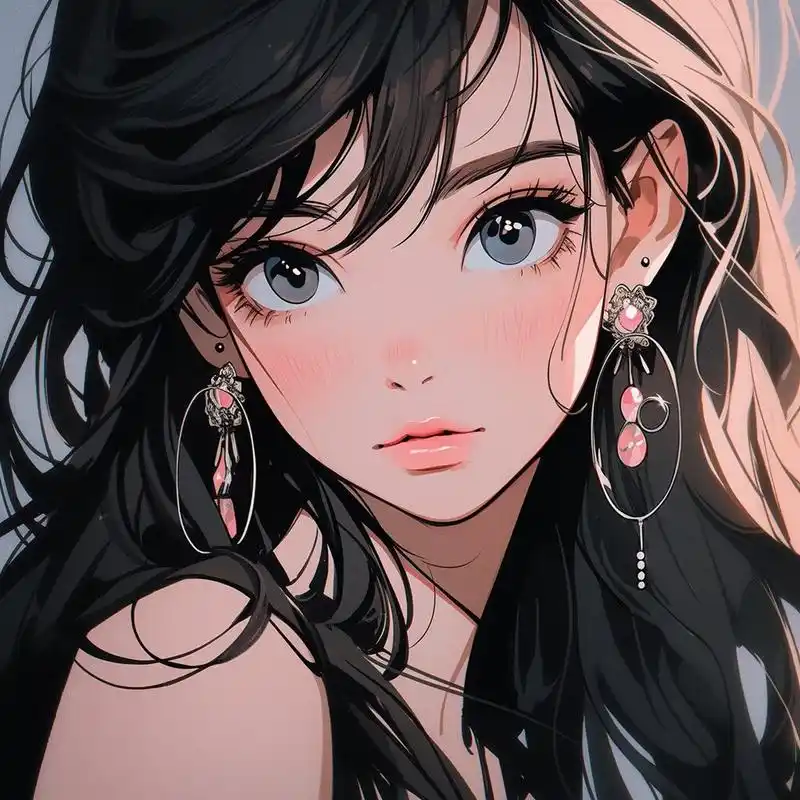 女生头像92 | 卷发大波浪