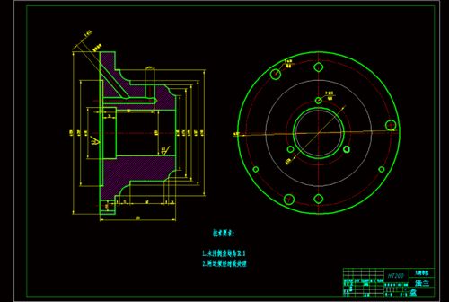 【gy095】法兰盘零件加工工艺及夹具设计/cad图纸说明书资料
