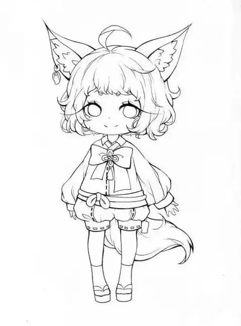 卡通人物铅笔画q版漫画图片简笔画大全凹凸世界人物q版简笔画动漫人物