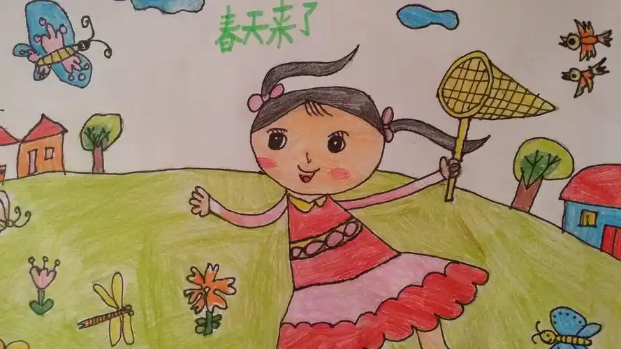 【童年】春天里(组画4幅)