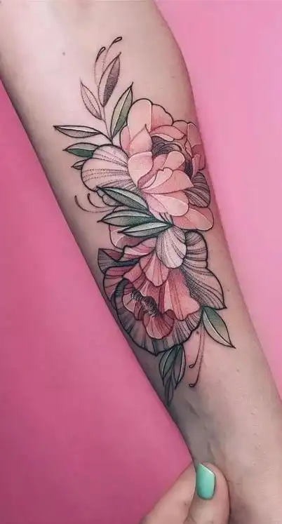 最受欢迎花臂花臂纹身女