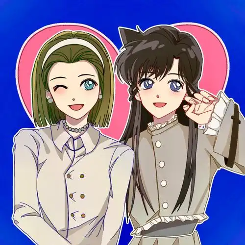 名侦探柯南  #毛利兰  #小兰  #铃木园子  #园子  #兰园  #闺蜜