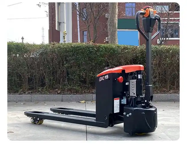 定制适用合力15吨步行式锂电电动搬运车液压叉车电瓶托盘叉车地牛铲车