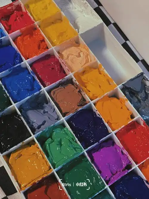 珠海科技学院  #水粉画  #丙烯画  #色卡  #水粉  #水粉画入门