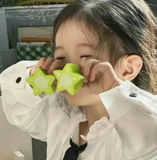 【搞怪女头可爱女生头像春夏活力萌娃宝宝微信qq头像无水印!