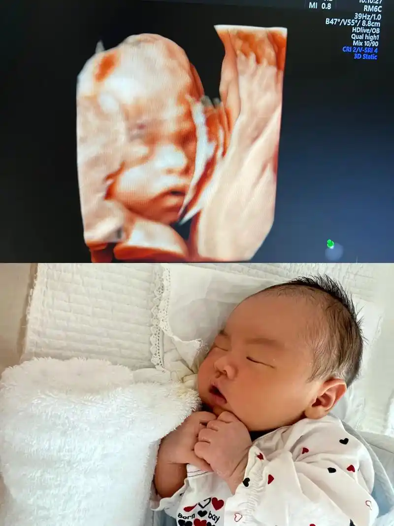 三维跟出生的照片,你们是像吗哈哈哈 - 抖音