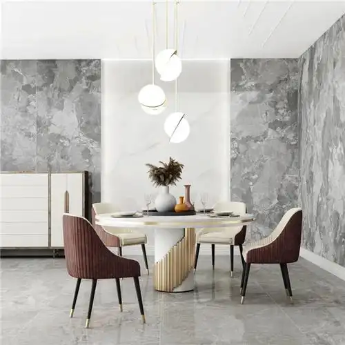 威尔斯陶瓷max岩板背景墙新玩法