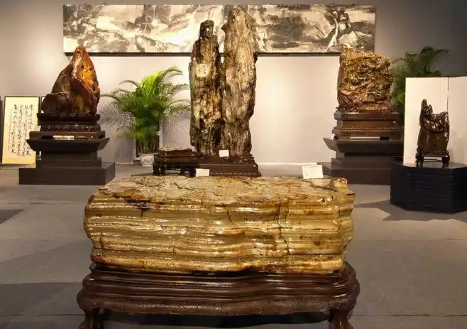 中外网媒慢游广西之中国最大奇石馆—柳州奇石馆