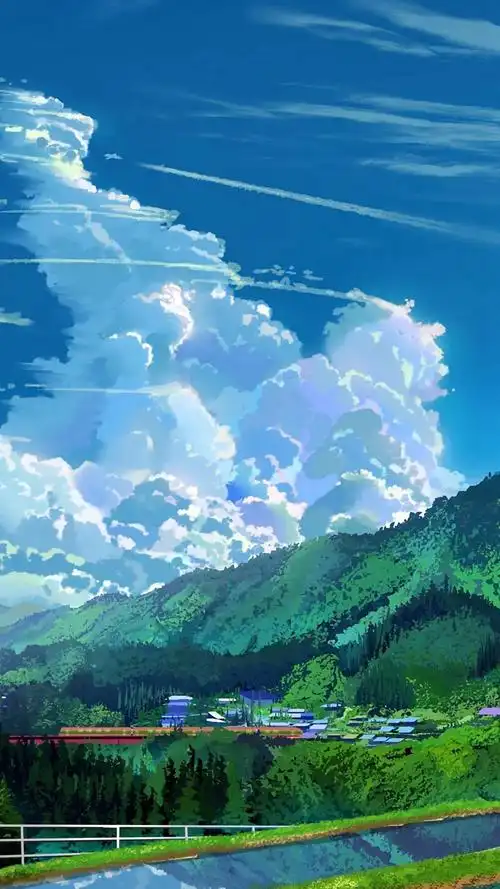 唯美治愈动漫风景手机壁纸